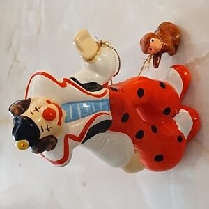 Vintage clown figurine